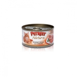 Petreet Natura with Tuna & Сarrots 70 гр х 24 шт / Петрит для взрослых кошек с розовым тунцом и морковью 70 гр х 24 шт Petreet Natura with Tuna & Сarrots 70 гр х 24 шт / Петрит для взрослых кошек с розовым тунцом и морковью 70 гр х 24 шт