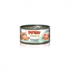 Petreet Natura with Tuna & Celery 70 гр х 24 шт / Петрит для взрослых кошек с розовым тунцом и сельдереем 70 гр х 24 шт