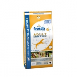 Bosch Adult Lamb & Rice 15кг / Бош Эдалт для взрослых собак ягненок с рисом 15 кг