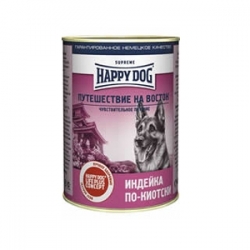 Happy Dog Turkey 400 гр х 20 шт / Хэппи Дог для собак с индейкой по-киотски 400 гр х 20 шт Happy Dog Turkey 400 гр х 20 шт / Хэппи Дог для собак с индейкой по-киотски 400 гр х 20 шт