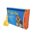 Prac-tic Very Small / Капли Прак-тик для собак от 2 до 4,5 кг 3 шт х 0,45 мл