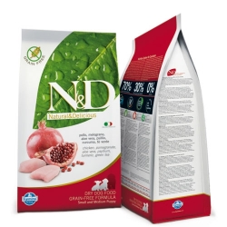 Natural & Delicious Chicken & Pomegranate small and medium puppy 12кг / Беззерновой корм для щенков мелких и средних пород Курица с Гранатом 12 кг Natural & Delicious Chicken & Pomegranate small and medium puppy 12кг / Беззерновой корм для щенков мелких и средних пород Курица с Гранатом 12 кг